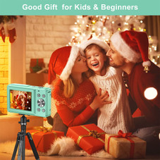 Digital Camera,FHD 1080P Digital Camera for Kids Video Camera with 16X Digital Zoom,Compact Point and Shoot Camera Portable Small Camera for Teens Students Boys Girls Seniors (Green) product image