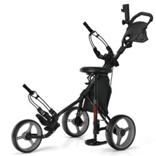 Folding 3-Wheel Golf Cart with Seat product image