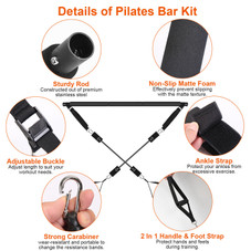 iMounTEK® Pilates Workout Equipment Set product image