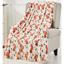 50 x 60-Inch Autumn and Halloween Throw Blanket product image