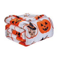 50 x 60-Inch Autumn and Halloween Throw Blanket product image