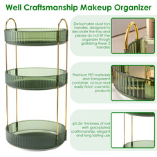 NewHome™ 3-Tier Rotating Makeup Organizer product image