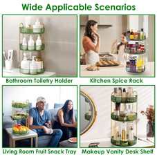 NewHome™ 3-Tier Rotating Makeup Organizer product image