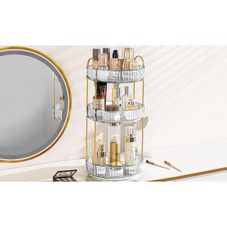 NewHome™ 3-Tier Rotating Makeup Organizer product image