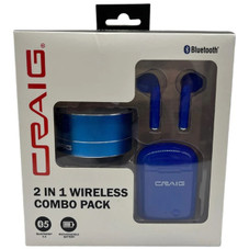 CRAIG® 2-in-1 Wireless Bluetooth Earbuds & Speaker product image