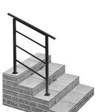 1- or 3-Step Adjustable Wrought Iron Handrail product image