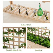 Raised Garden Bed with Trellis product image