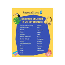 Rosetta Stone Learn with Lifetime Access to 25 Languages product image