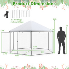 Large Walk-in Heavy-Duty Chicken Coop product image