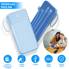 PowerMaster 20,000mAh Fast-Charge Power Bank product image