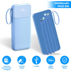 PowerMaster 20,000mAh Fast-Charge Power Bank product image