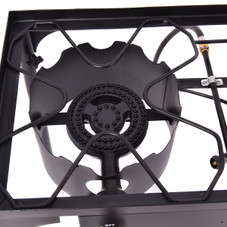 Costway Double Burner Propane Cooker with Outdoor Stove Stand product image