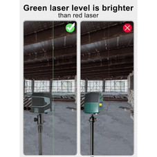 WESCO® 33-Foot Cross Line Green Laser Level Tool product image