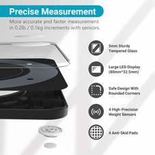 Living Enrichment® Body Fat/Weight/BMI Smart Scales with App product image