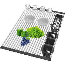 NewHome™ Roll-up Dish Drying Rack product image