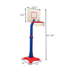 Kids' Basketball Hoop Stand with Adjustable Height product image