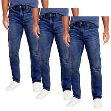 Men's Flex Stretch Slim Straight Jeans with 5 Pockets (2- or 3-Pack) product image