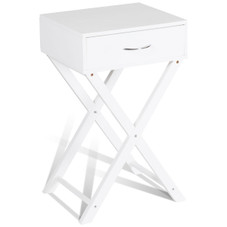 Costway X-Shaped Modern End Table Nightstand product image