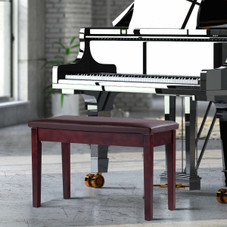 Costway PU Leather Piano Bench with Storage product image