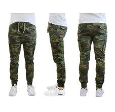 Men's Stretch Fit Cotton Cargo Joggers product image