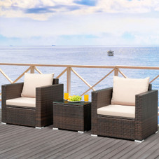 Costway 3-Piece Patio Rattan Furniture Set  product image