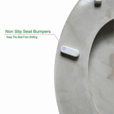 Round Toilet Seat with Easy Clean & Change Hinge product image