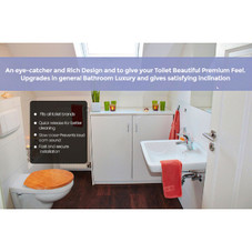 Round Toilet Seat with Easy Clean & Change Hinge product image