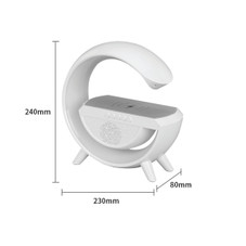 Bluetooth LED Wireless Charging Speaker with FM Radio product image