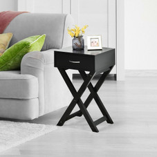 Costway X-Shape Nightstand Accent Table product image