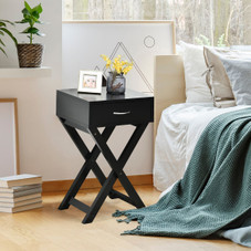 Costway X-Shape Nightstand Accent Table product image