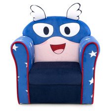 Wooden Frame Upholstered Toddler Chair  product image