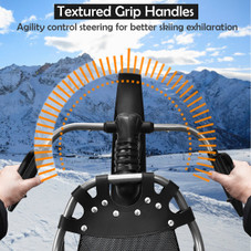 Snow Racer Sled with Textured Grip Handles & Mesh Seat product image