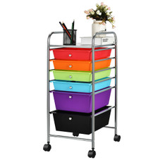 Costway 6-Drawer Rolling Storage Cart  product image