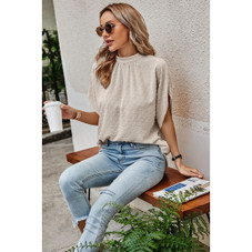 Women's Boho Swiss Dot Batwing Sleeve Blouse product image