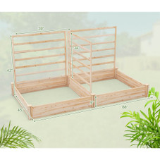 Raised Garden Bed with Trellis (Set of 2) product image