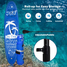 Costway Inflatable Stand Up Paddle Board with Carry Bag and Adjustable Length product image