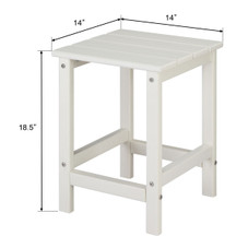 Single Layer Square Outdoor Side Table product image