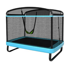 Kids' 6-Foot Trampoline with Swing Safety Fence product image