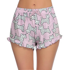 Women's Ultra-Soft Cozy Fun Printed Pajama Lounge Shorts (4-Pair) product image