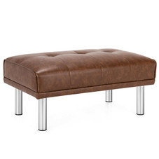 Rectangular PU Leather Ottoman Footrest  product image