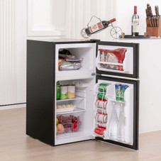 3.2 cu. ft. Compact Mini Fridge with Freezer & 5 Temperature Settings product image