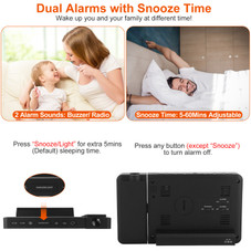 Projection Alarm Clock Radio product image