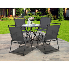 4-Piece Portable Outdoor Chair with Armrest product image