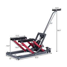 1,500-Pound Motorcycle ATV Jack Lift Stand product image