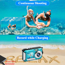 Waterproof Digital Camera Underwater Camera Full HD 2.7K 48 MP  product image