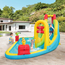 Kids' Inflatable Water Slide Bounce House with 480W Blower product image