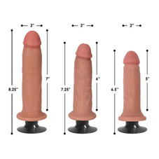 Jock Light Vibrating Dildo - 7 Inch product image