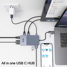 Giq Dual HDMI USB Docking Station Hub  product image