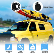 Costway Folding J-Bar Universal Kayak Roof Rack product image