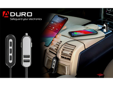 Aduro PowerUp Passenger 5 Port USB Car Charger with Backseat Clip product image
